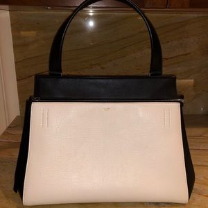 Céline Black/White Edge Bag